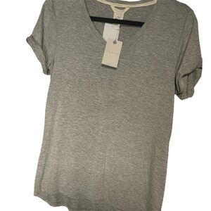 Lucky Brand ultra soft dark heather grey shirt! Size Small! NEW WITH TAGS